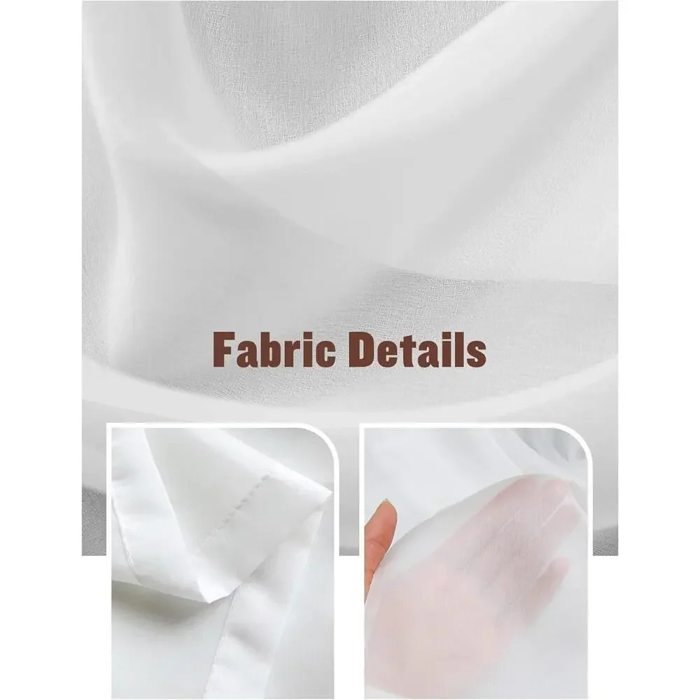 Fall Sheer Curtains, Blue Pumpkin Leaves Light Filtering, 2 Panels 52